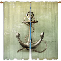 Anchor, Old-style Window Curtains 45866555