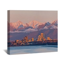Anchorage Alaska Skyline Wall Art 127887092
