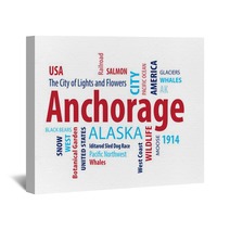 Anchorage Alaska Usa Wall Art 86291807
