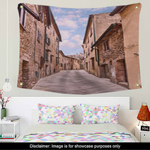 Ancient Alley In Volterra, Tuscany, Italy Wall Art 67997054