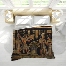 Ancient Black Egyptian Papyrus Bedding 54865835