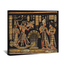 Ancient Black Egyptian Papyrus Wall Art 54865835