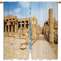 Ancient Egypt Ruins Window Curtains 65704314