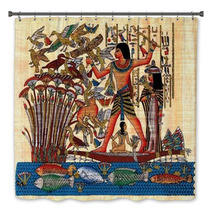 Ancient Egyptian Papyrus Symbolizing Family Bath Decor 54231419