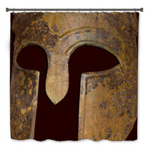Ancient Greek Spartan Helmet Bath Decor 70372876