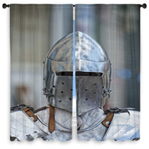 Ancient Medieval Armor Window Curtains 65762059
