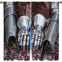 Ancient Medieval Armor Window Curtains 65762065