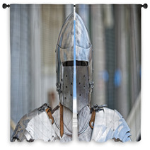 Ancient Medieval Armor Window Curtains 65762079