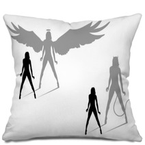 Angel And Devil Pillows 13021897