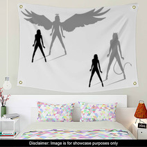 Angel And Devil Wall Art 13021897