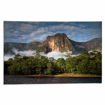 Angel Falls In The Morning Light Rugs 61444527