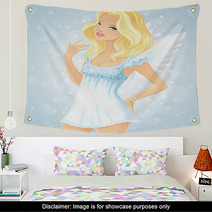 Angel Girl Wall Art 35465347
