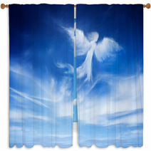 Angel In The Sky Window Curtains 60663756