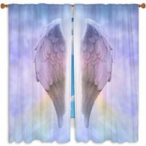 Angel Wings And Divine Light Window Curtains 60652630