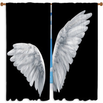 Angel Wings Window Curtains 11145000