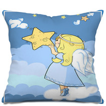 Angel With A Star Pillows 25540050