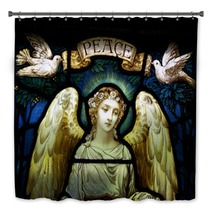 Angel Withe Doves And Peace Bath Decor 73563223