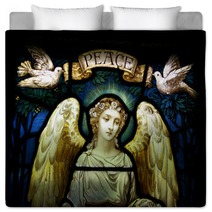 Angel Withe Doves And Peace Bedding 73563223