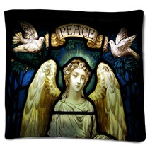 Angel Withe Doves And Peace Blankets 73563223