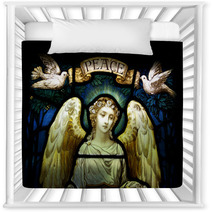 Angel Withe Doves And Peace Nursery Decor 73563223