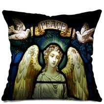 Angel Withe Doves And Peace Pillows 73563223