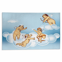 Angels Flying In The Sky Rugs 33783404
