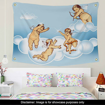 Angels Flying In The Sky Wall Art 33783404