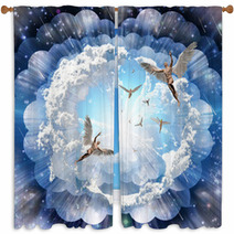 Angels Window Curtains 181524493