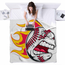 Angry Baseball Blankets 61669359