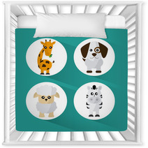 Animal Cartoon Design  Nursery Decor 100462858