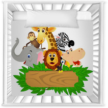 Animal Cartoon Nursery Decor 18564807