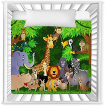 Animal Cartoon Nursery Decor 33566104