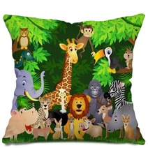 Animal Cartoon Pillows 33566104