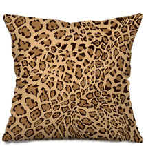 Animal Leopard Seamless Background Pillows 68045839