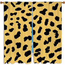 Animal Pattern-cheeta Window Curtains 83294767