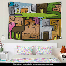 Animal Puzzle (vector Or XXL Jpeg Image) Wall Art 5286588