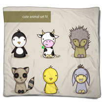 Animal Set Blankets 46033078