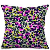 Animal Spots Camouflage ~ Seamless Background Pillows 74736657