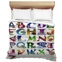Animal Themed Alphabet Poster A - Z Poster Bedding 11879491