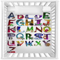 Animal Themed Alphabet Poster A - Z Poster Nursery Decor 11879491