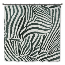 Animal Zebra Seamless Background Bath Decor 68001337