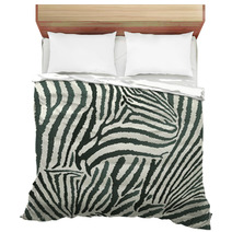 Animal Zebra Seamless Background Bedding 68001337