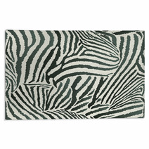 Animal Zebra Seamless Background Rugs 68001337