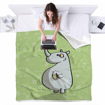 Animals Having Fun Blankets 47578742
