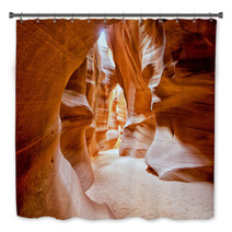 Antelope Canyon View With Light Rays Bath Decor 52793419