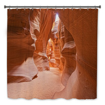 Antelope Canyon View With Light Rays Bath Decor 66395934