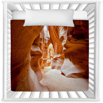 Antelope Canyon View With Light Rays Nursery Decor 52793419