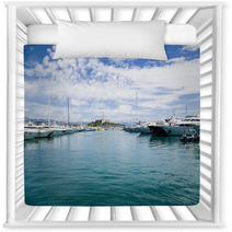 Antibes, France. Yachts In Port Vauban - 2 Nursery Decor 67779190