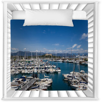 Antibes, France. Yachts In Port Vauban Nursery Decor 67779271