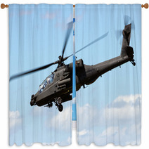 Apache Helicopter Window Curtains 54082426